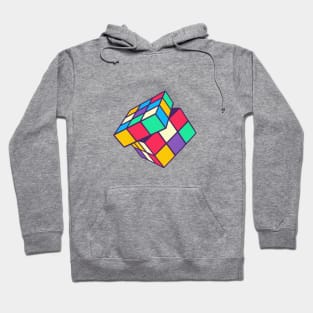 Rubiks Cube 90s Art Hoodie